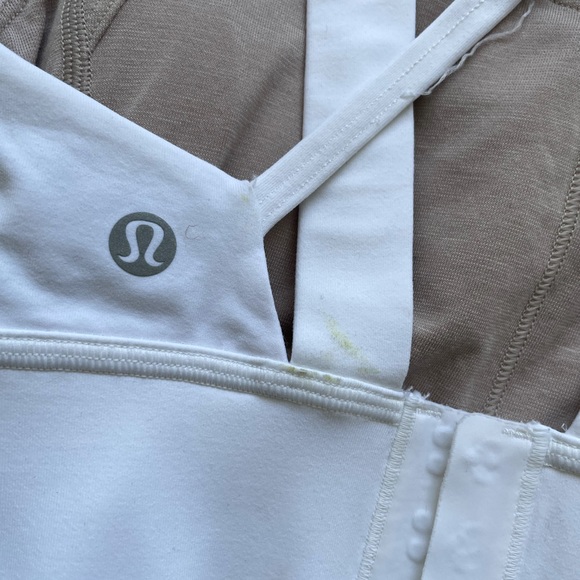 Lululemon Bra White Sz 2 - Picture 4 of 4